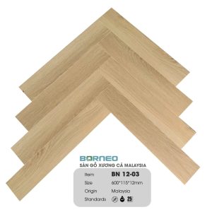 Sàn Gỗ Xương Cá Borneo BN 12-03