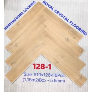 Sàn Nhựa Xương Cá Royal Crystal 4mm 128-1