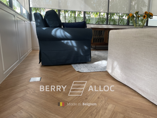 Sàn Gỗ Xương Cá Berry Alloc 8mm