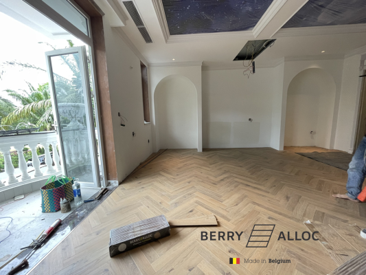 Sàn Gỗ Xương Cá Berry Alloc 12mm