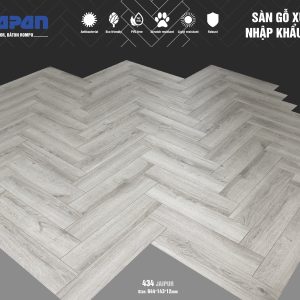 Sàn gỗ xương cá Alsa 12mm 434