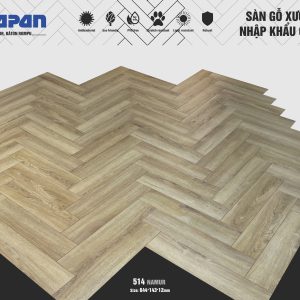 Sàn gỗ xương cá Alsa 12mm 514