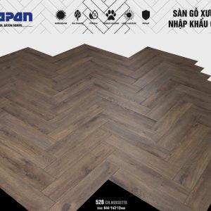 Sàn gỗ xương cá Alsa 12mm 528