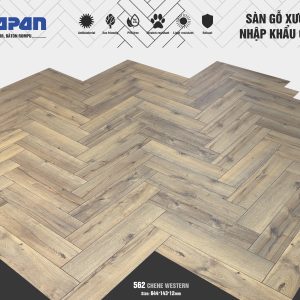 Sàn gỗ xương cá Alsa 12mm 562