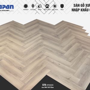 Sàn gỗ xương cá Alsa 12mm 578