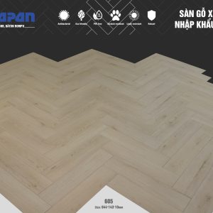 Sàn gỗ xương cá Alsa 10mm 605
