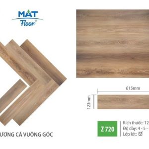 Sàn Nhựa Xương Cá Mat Floor 4mm Z720