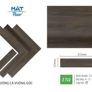 Sàn Nhựa Xương Cá Mat Floor 4mm Z722
