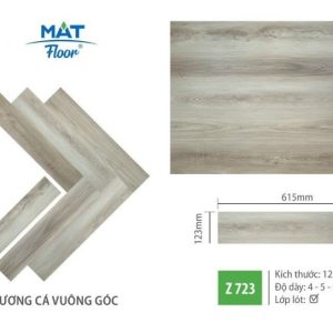 Sàn Nhựa Xương Cá Mat Floor 4mm Z723