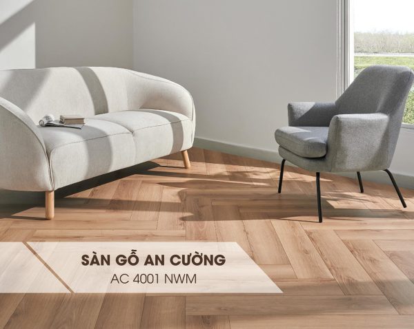 Sàn gỗ xương cá An Cường AC 4001 NWM