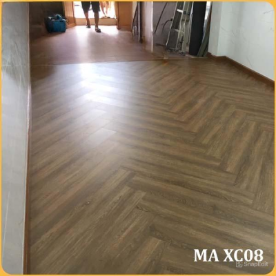 Ứng dụng sản phẩm Sàn Nhựa Xương Cá MIA XC08