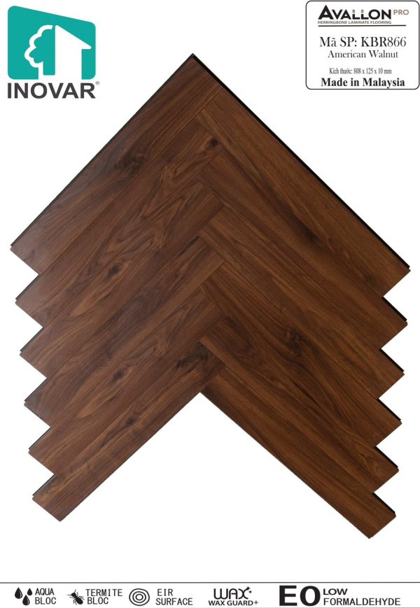 Sàn gỗ xương cá INOVAR 10mm KBR866