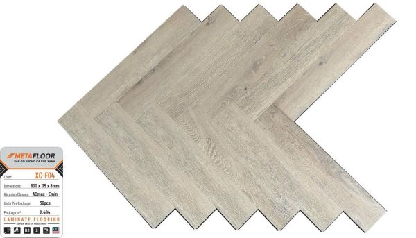 Sàn Gỗ Xương Cá Meta Floor 8mm XC-F04