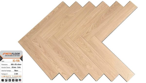 Sàn Gỗ Xương Cá Meta Floor 8mm XC-F05