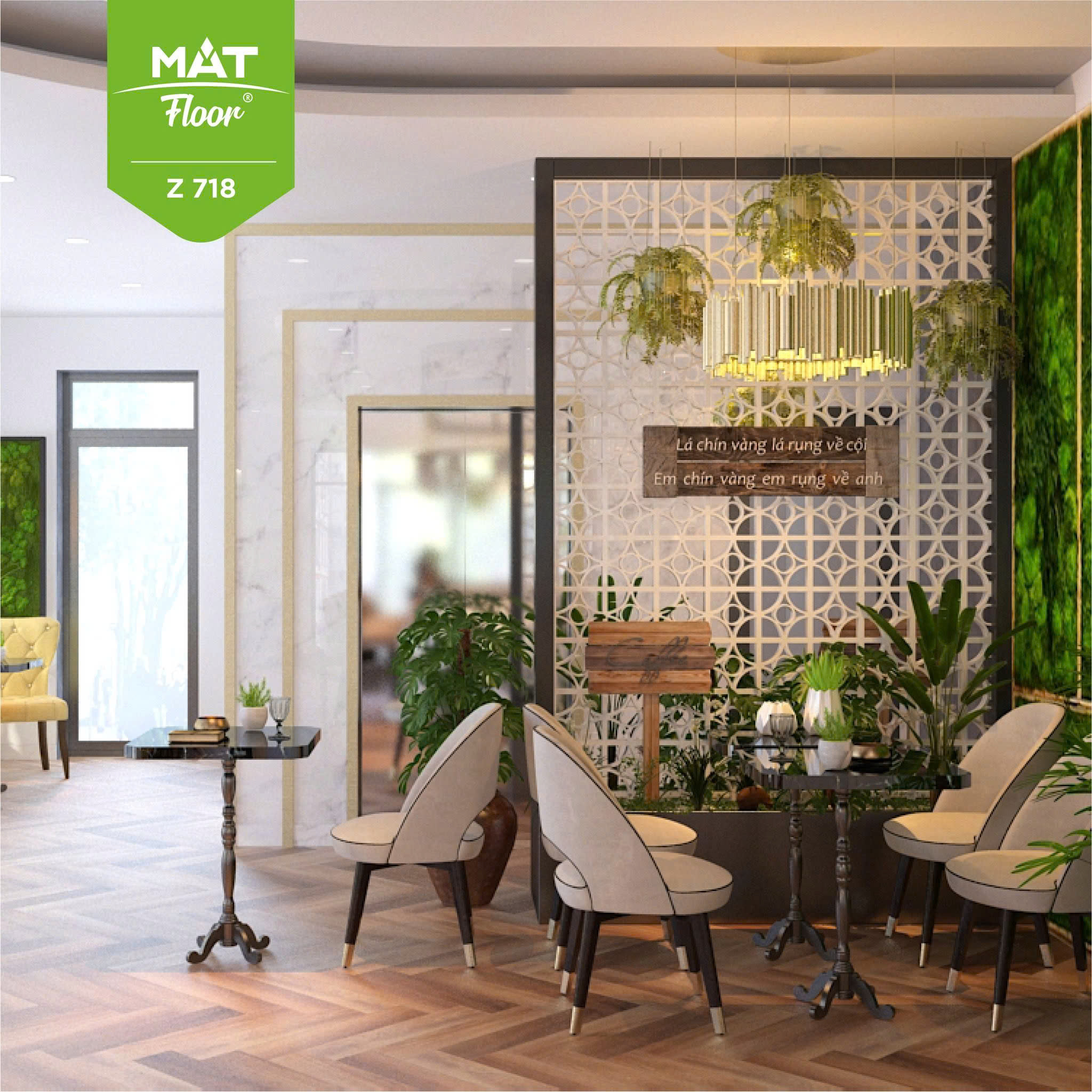 Sàn Nhựa Xương Cá Mat Floor 4mm Z718