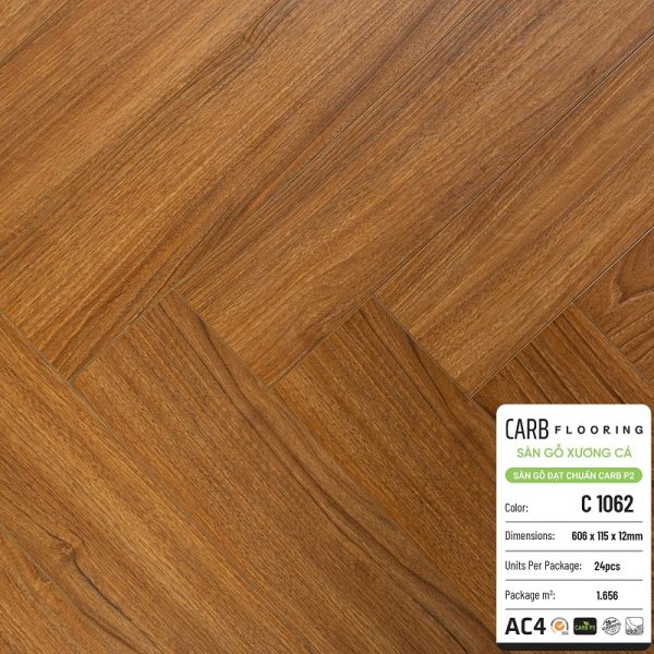 Sàn Gỗ Xương Cá CARB Flooring C1062