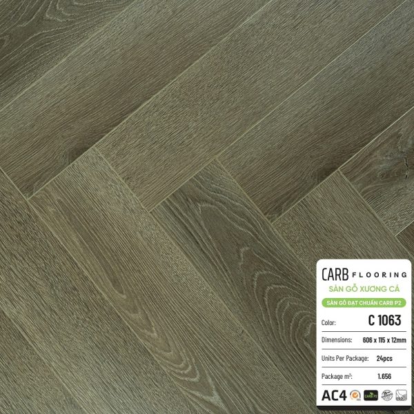 Sàn Gỗ Xương Cá CARB Flooring C1063