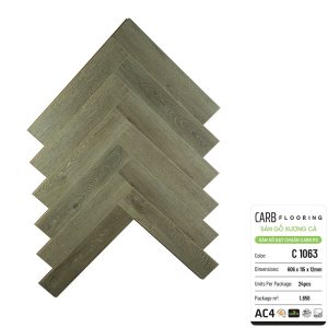 Sàn Gỗ Xương Cá CARB Flooring C1063