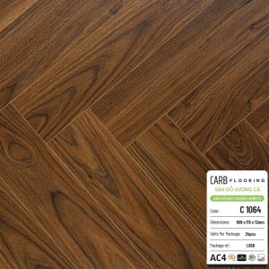 Sàn Gỗ Xương Cá CARB Flooring C1064