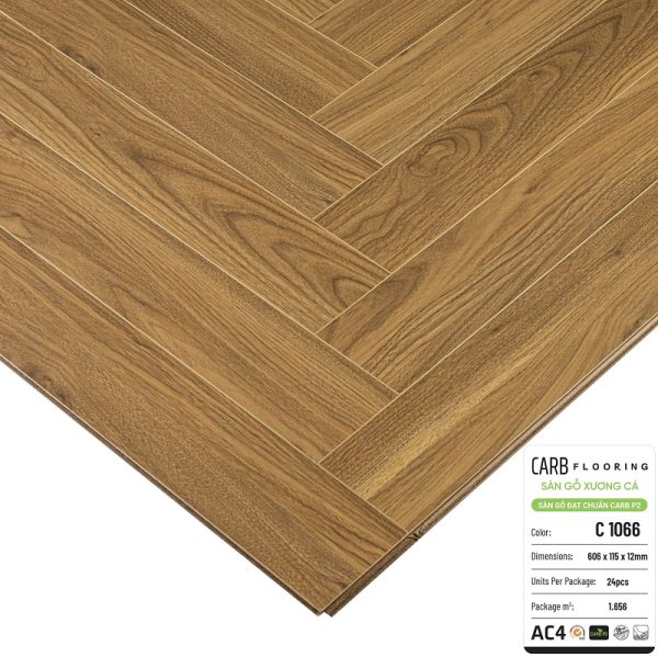 Sàn Gỗ Xương Cá CARB Flooring C1066