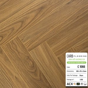 Sàn Gỗ Xương Cá CARB Flooring C1066
