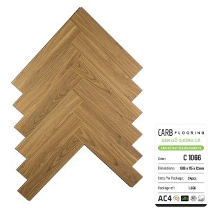 Sàn Gỗ Xương Cá CARB Flooring C1066