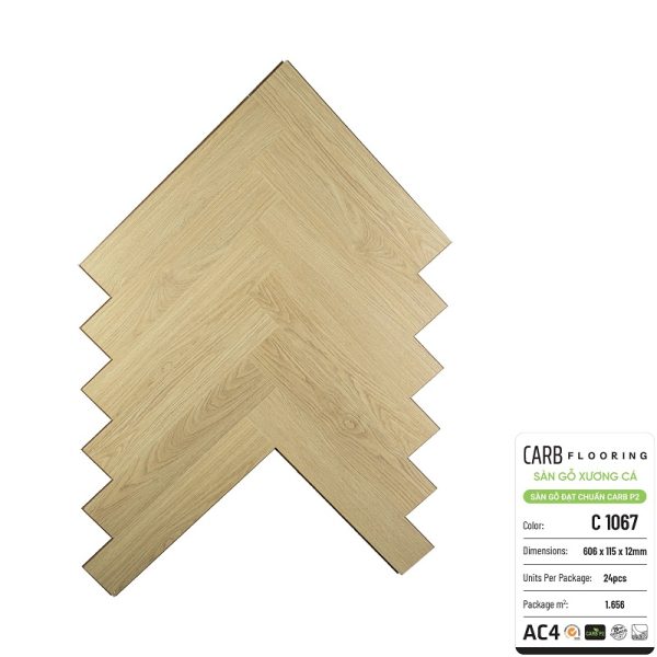 Sàn Gỗ Xương Cá CARB Flooring C1067