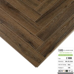 Sàn Gỗ Xương Cá CARB Flooring C1069