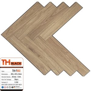 Sàn Gỗ TH Black Xương Cá Cốt Đen TH-F802