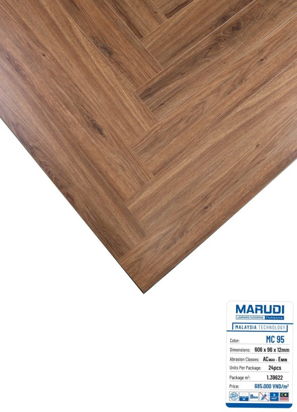 Sàn Gỗ Xương Cá Marudi MC95