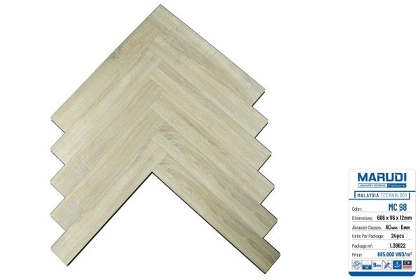 Sàn Gỗ Xương Cá Marudi MC98