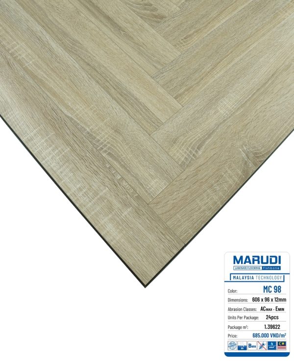 Sàn Gỗ Xương Cá Marudi MC98