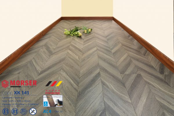 Sàn Gỗ Vân Xương Cá Morser XK 141