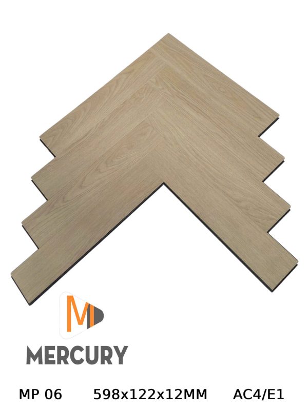 Sàn Gỗ Xương Cá Cốt Đen Mercury Plus MP 06