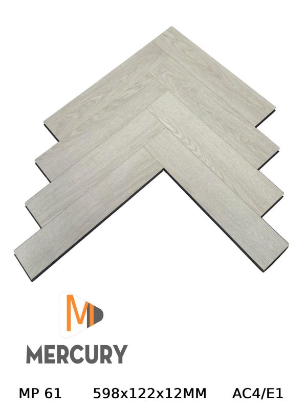 Sàn Gỗ Xương Cá Cốt Đen Mercury Plus MP 61