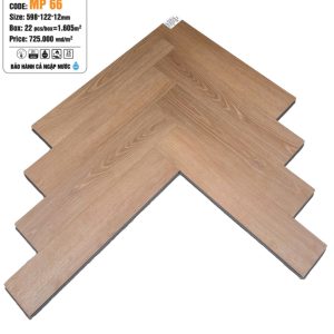 Sàn Gỗ Xương Cá Cốt Đen Mercury Plus MP66