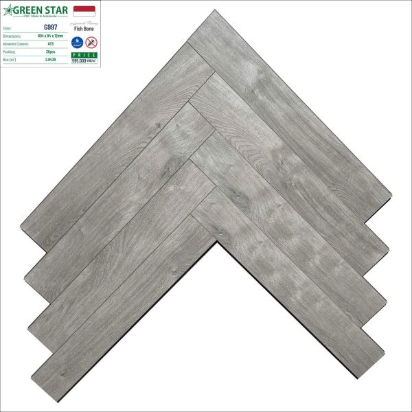 Sàn gỗ xương cá Green Star G997-12mm