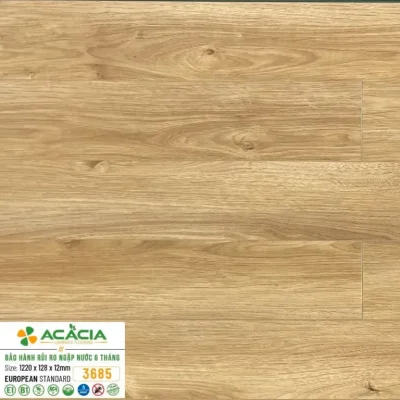 Sàn Gỗ Acacia 12mm A3685 Cốt Xanh