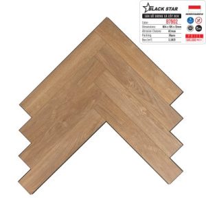 Sàn gỗ cốt đen xương cá Black Star B7902