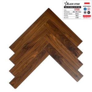 Sàn Gỗ Xương Cá Cốt Đen Black Star B7906