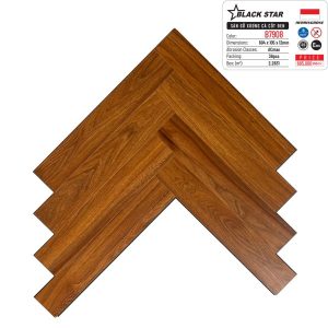 Sàn Gỗ Xương Cá Cốt Đen Black Star B7908